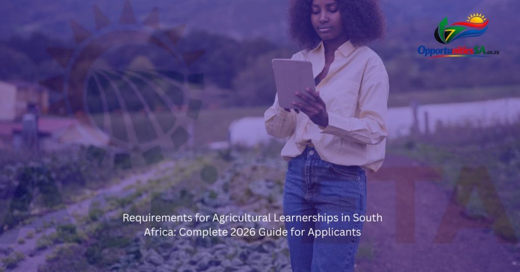Requirements for Agricultural Learnerships in South Africa