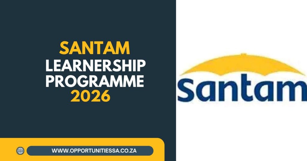 Santam Learnership Opportunity- National wide