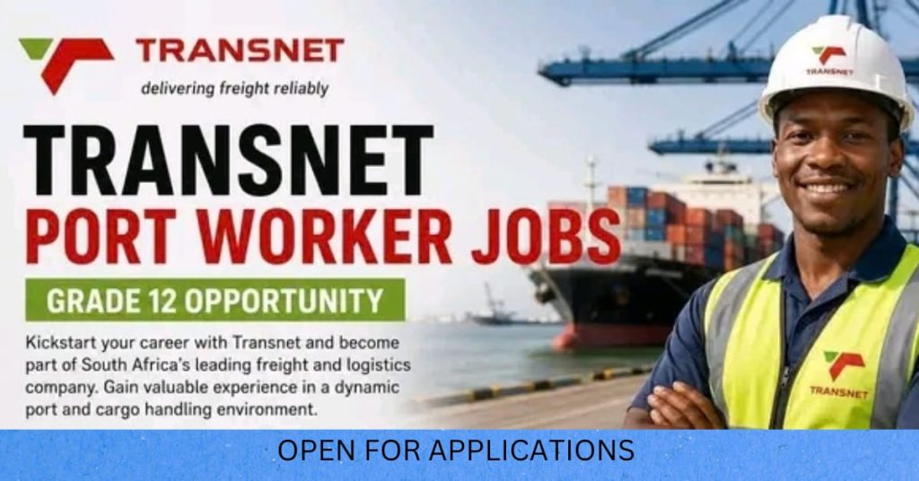 Transnet Port Worker Vacancy 2026 at Various Placements