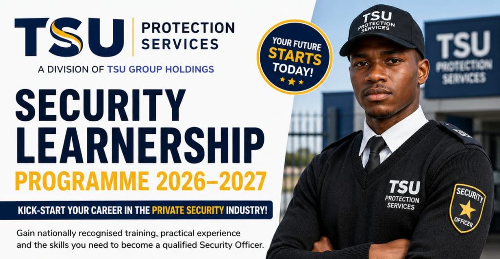 TSU Protection Services Security Learnership 2026–2027
